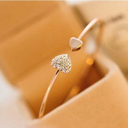 Double Heart Bracelet